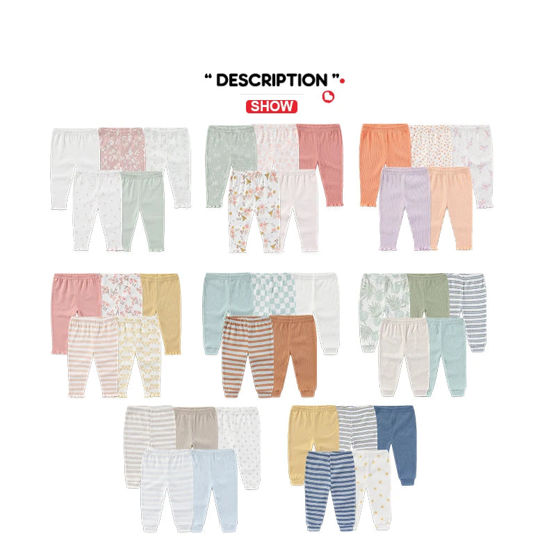 Kit Calças de Algodão - 5 peças