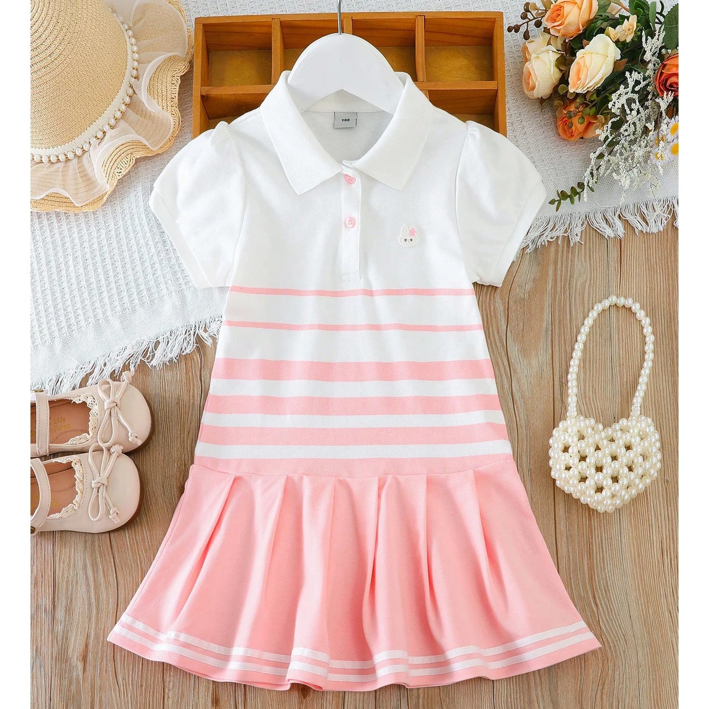 Vestido Estampado Corações
