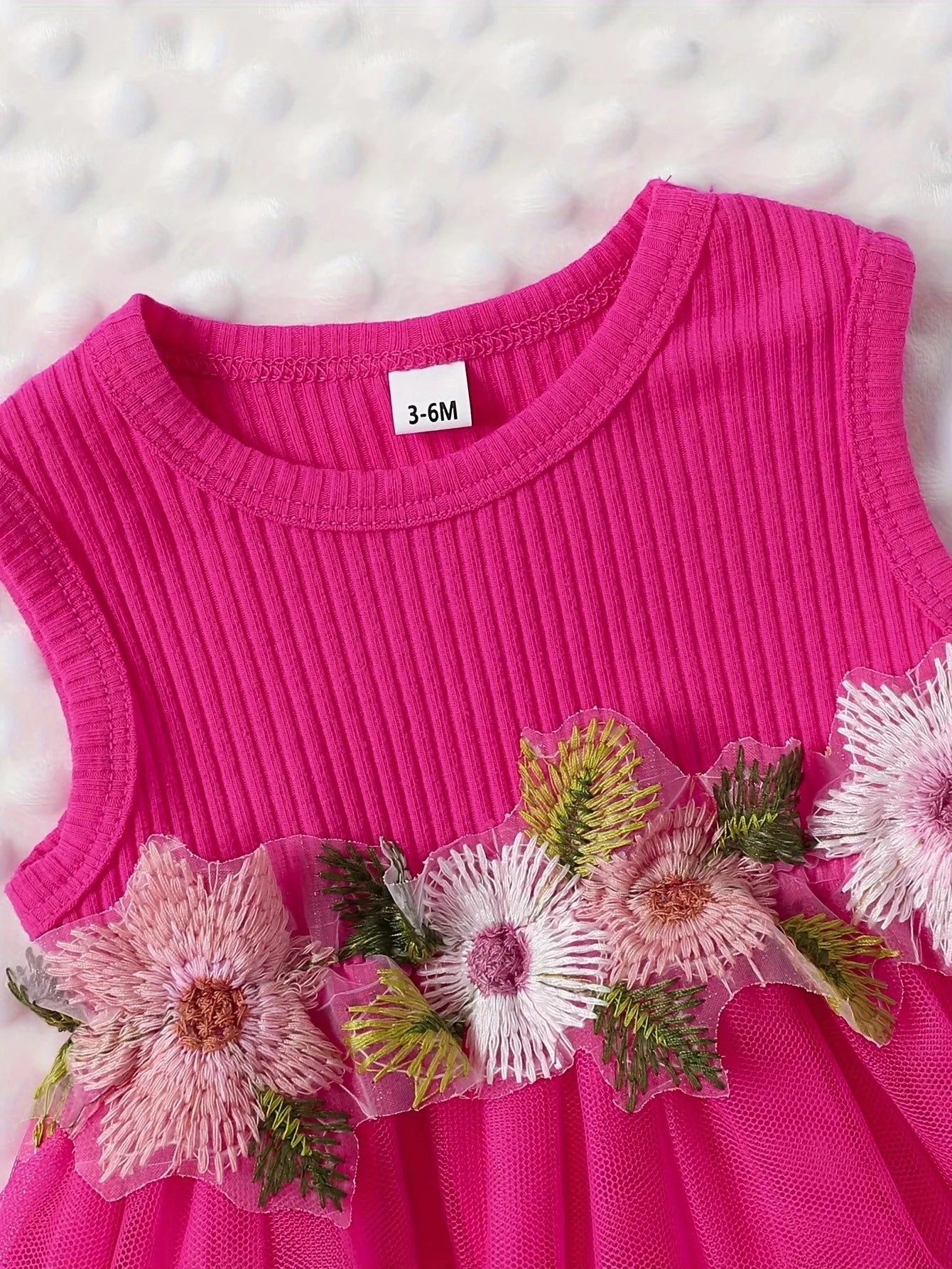 Vestido Flores com Colete