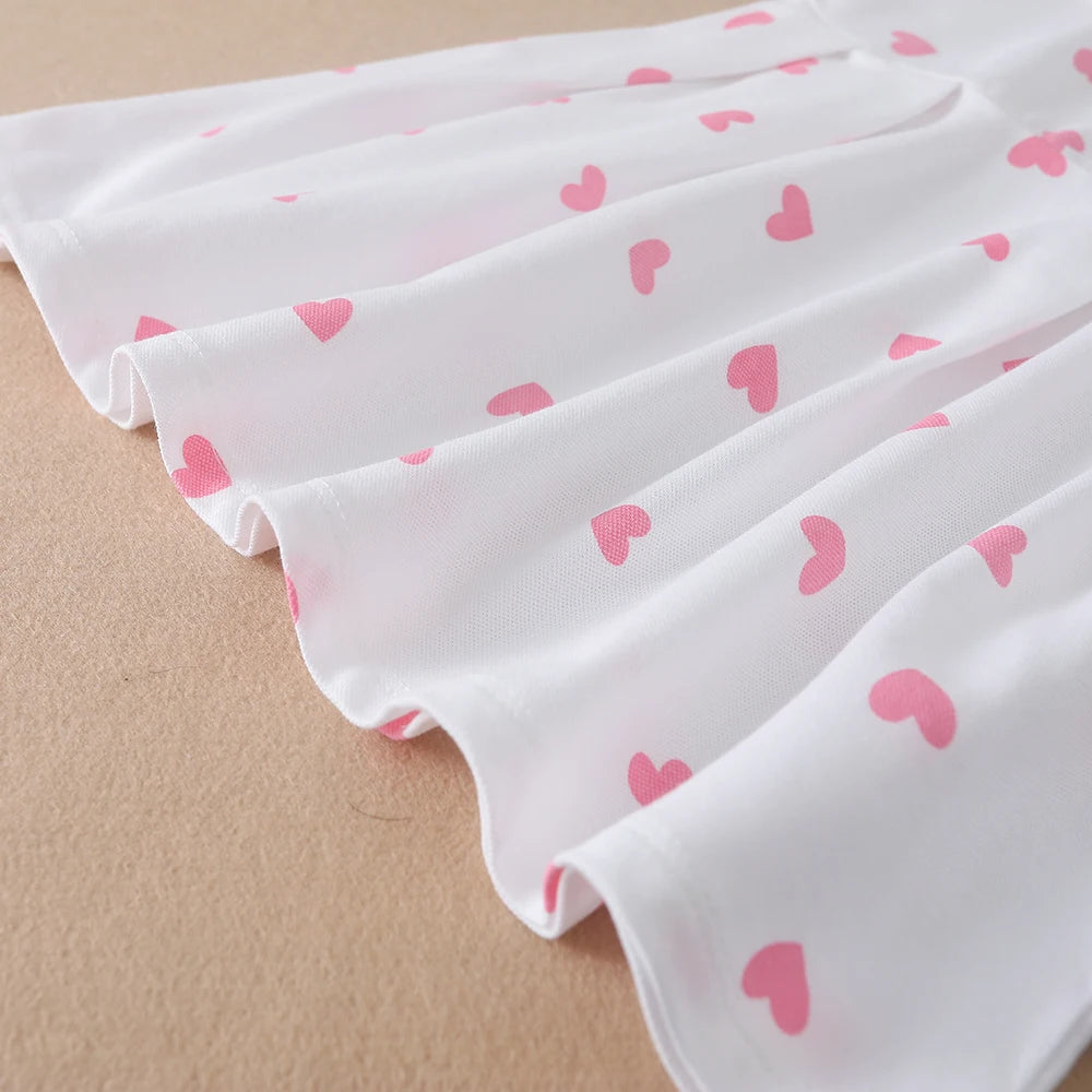 Vestido Estampado Corações