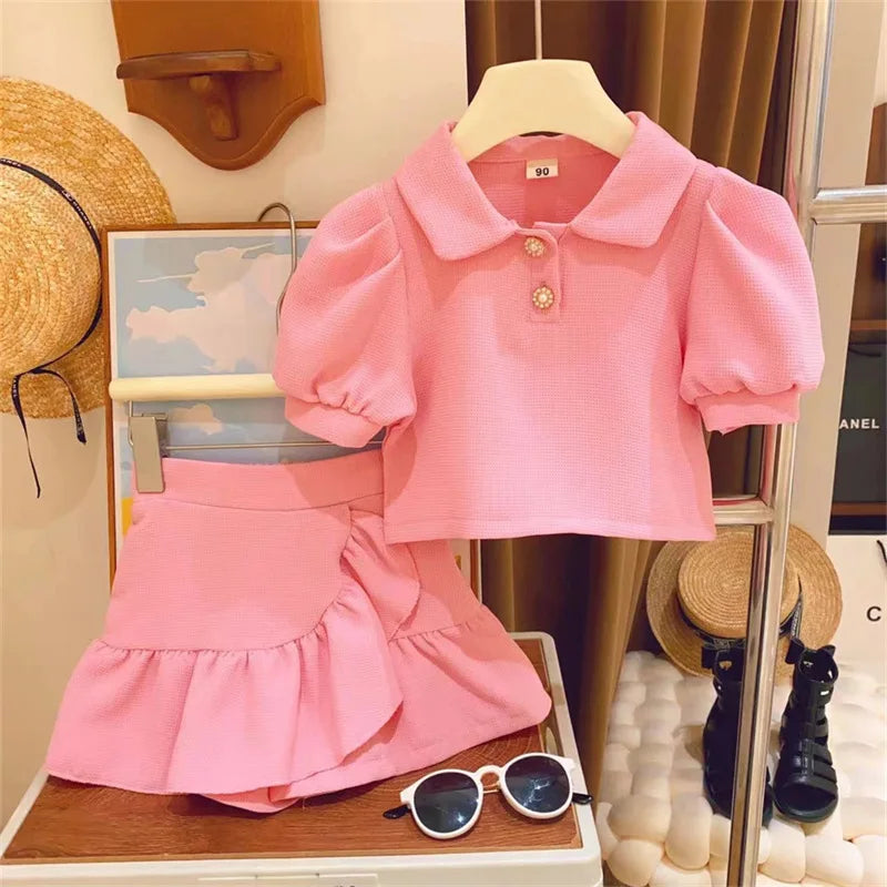 Conjunto Manga cor sólida
