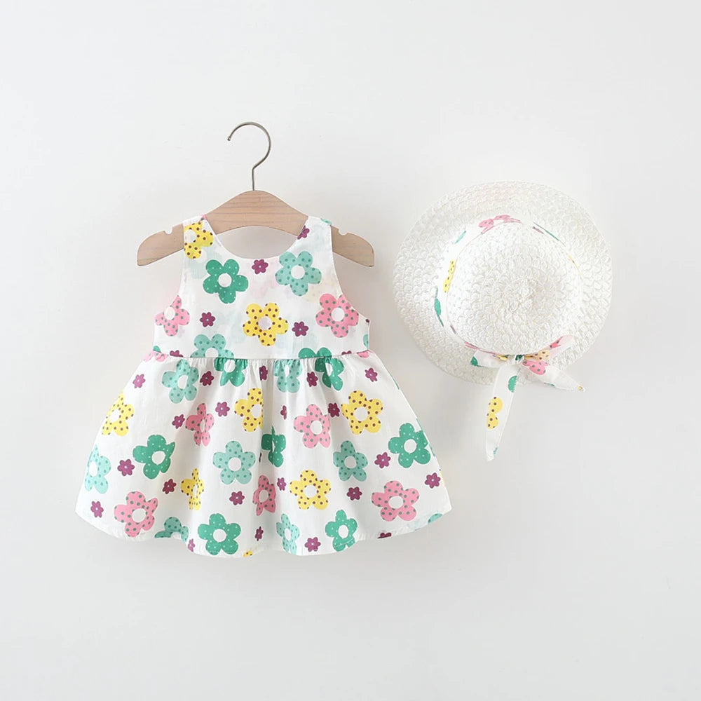 Vestido azul com laço
