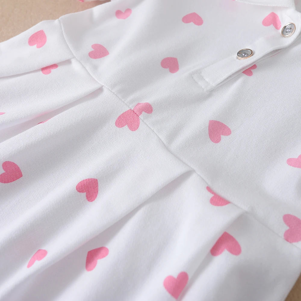 Vestido Estampado Corações