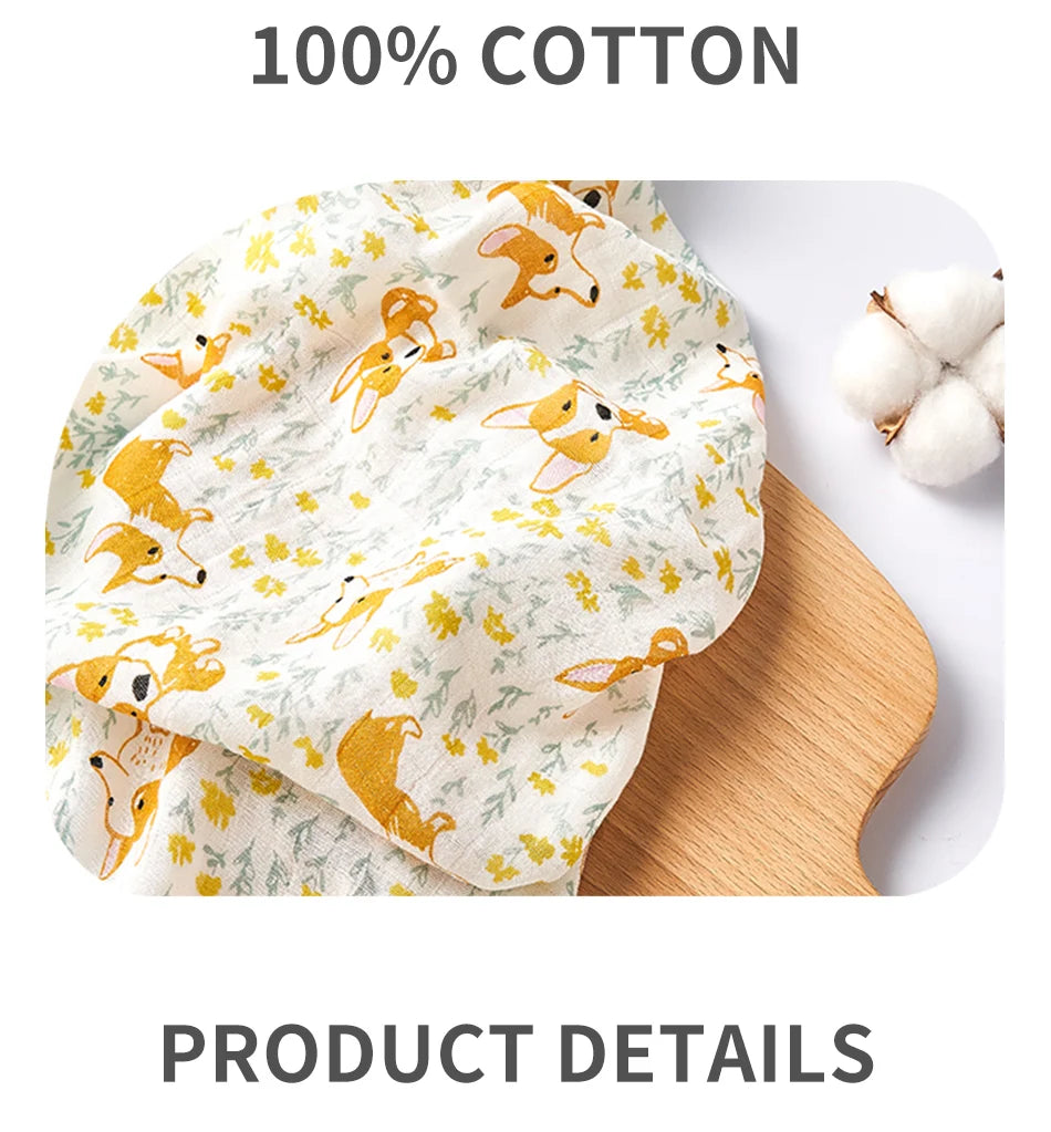 Kit de fraldas estampadas -5 peças