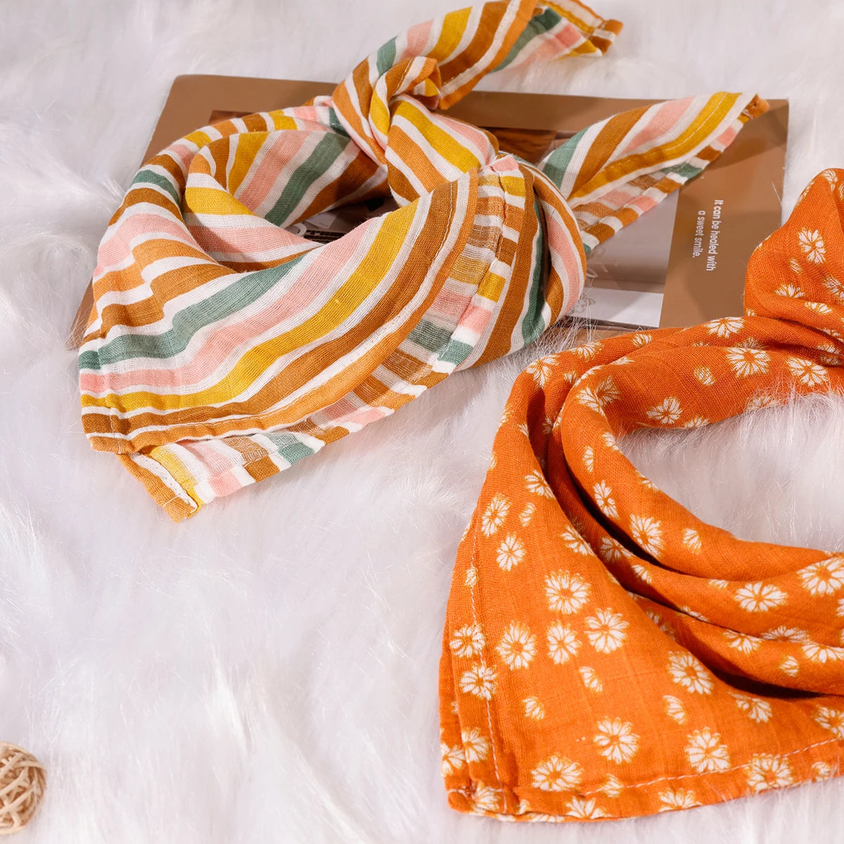 Kit de fraldas estampadas -5 peças