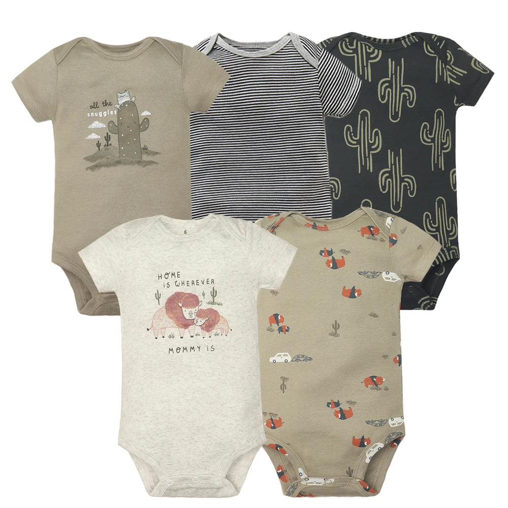 Kit Bodies Estampados - 5 peças