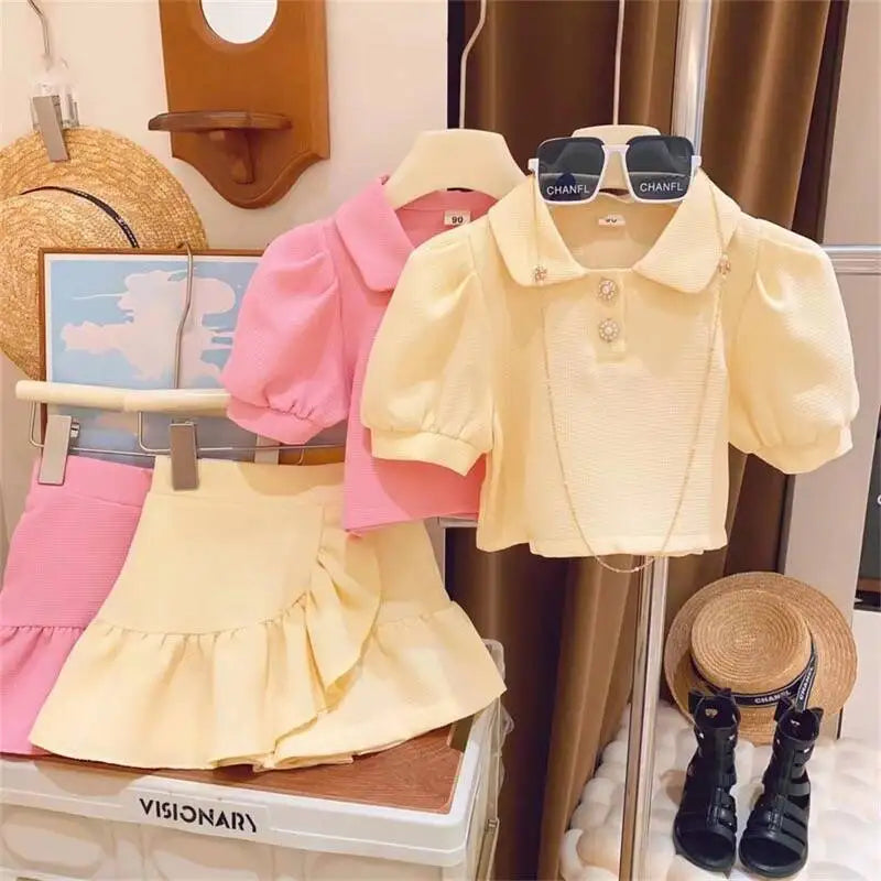 Conjunto Manga cor sólida