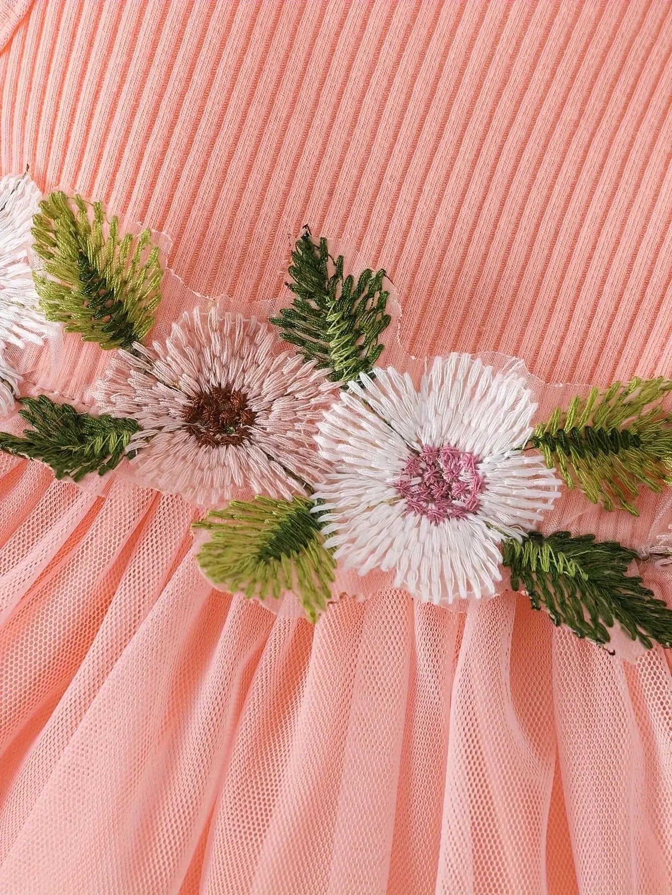 Vestido Flores com Colete