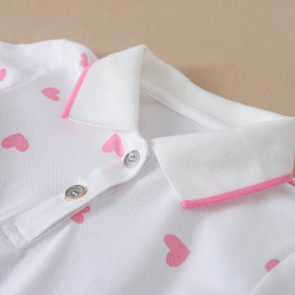 Vestido Estampado Corações