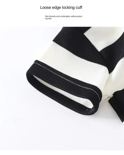 Conjunto Listrado Ursinho