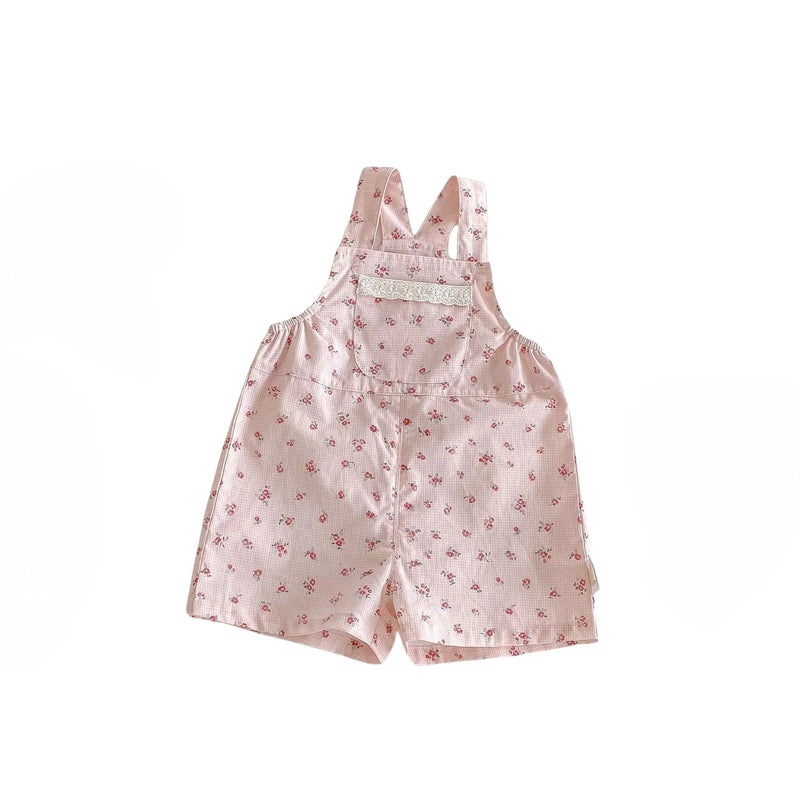 Conjunto Jardineira Floral