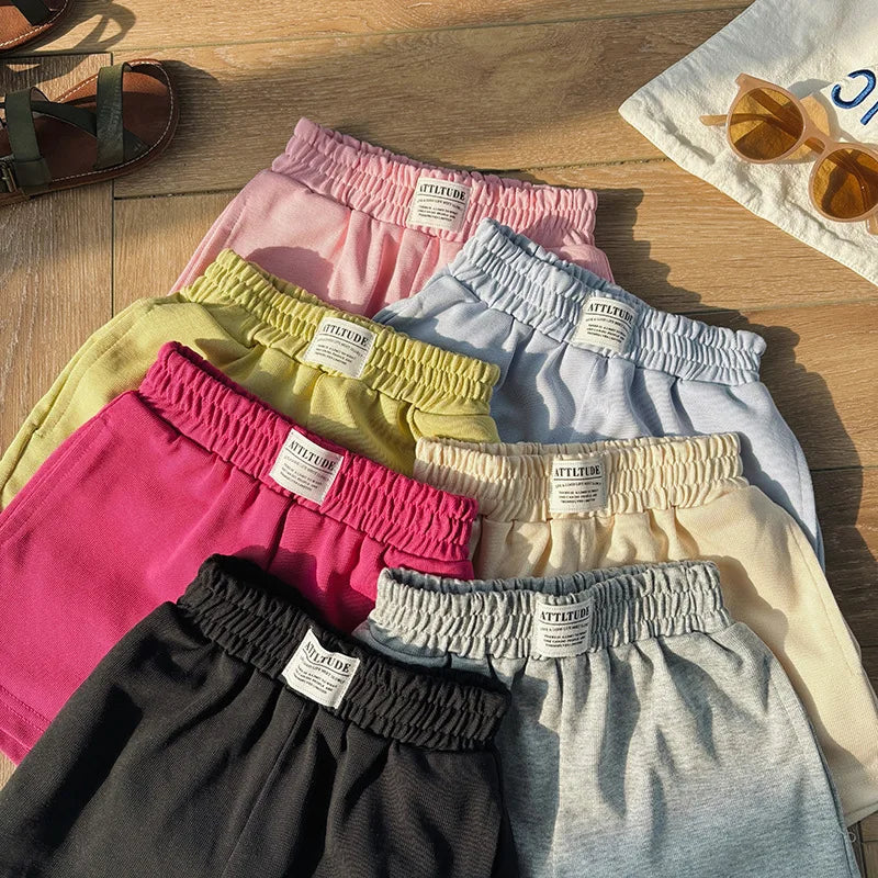Shorts Casual de Algodão