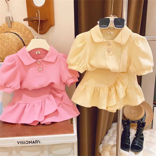 Conjunto Manga cor sólida