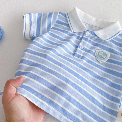 Conjunto Azul Listrado