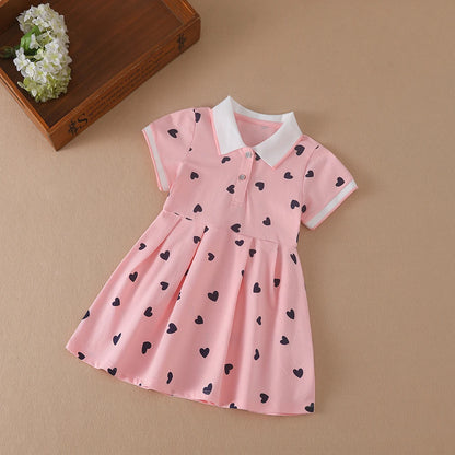 Vestido Estampado Corações