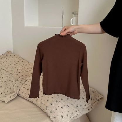 Camisa Manga Longa e Gola Alta