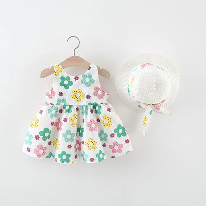 Vestido azul com laço