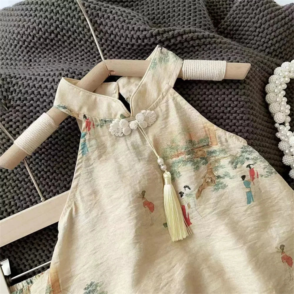 Conjunto Estampado Gola Alta