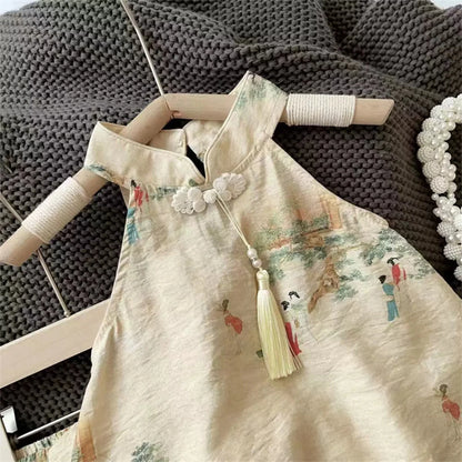 Conjunto Estampado Gola Alta