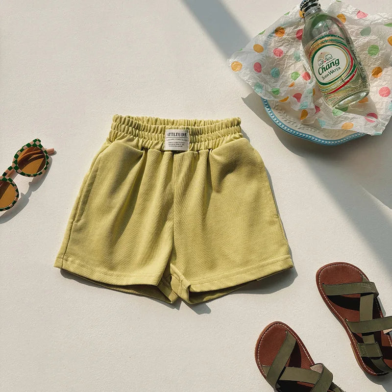 Shorts Casual de Algodão