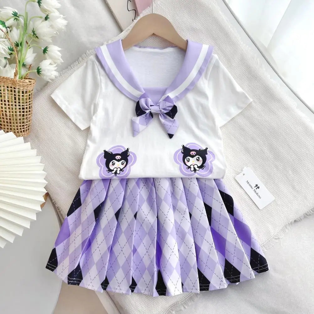Conjunto Anime com Saia Plissada
