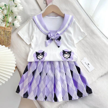 Conjunto Anime com Saia Plissada