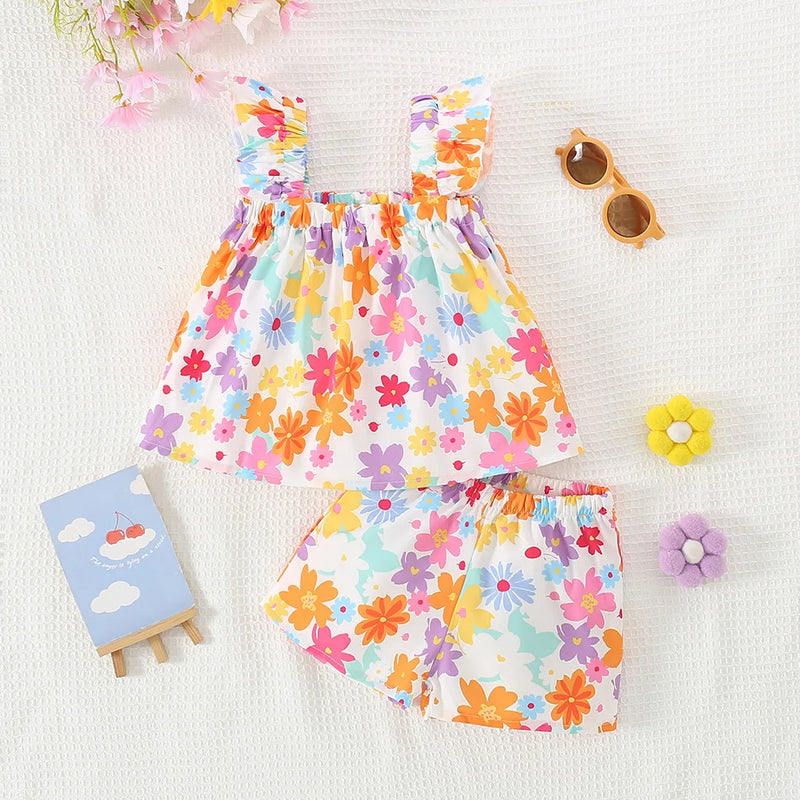 Conjunto Estampado sem Manga