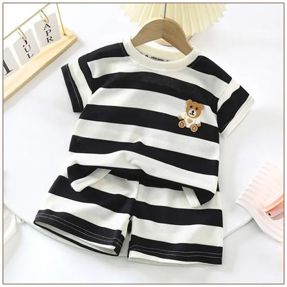 Conjunto Listrado Ursinho