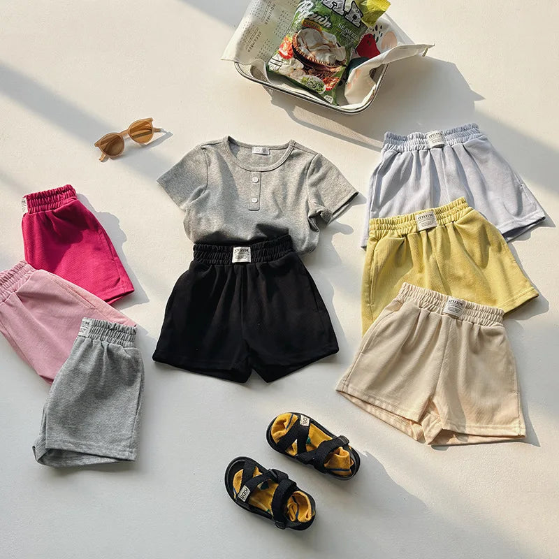 Shorts Casual de Algodão
