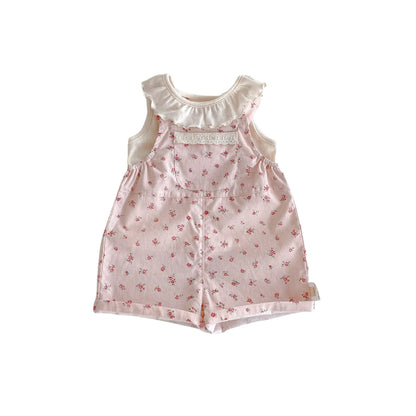 Conjunto Jardineira Floral