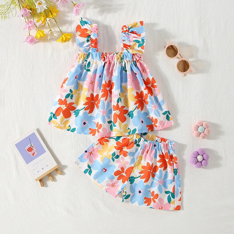 Conjunto Estampado sem Manga