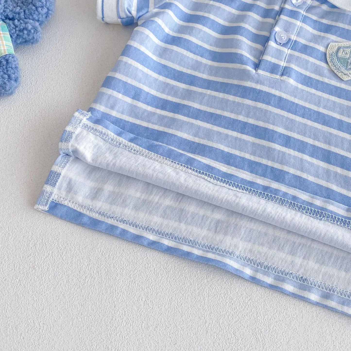 Conjunto Azul Listrado