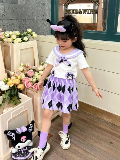 Conjunto Anime com Saia Plissada
