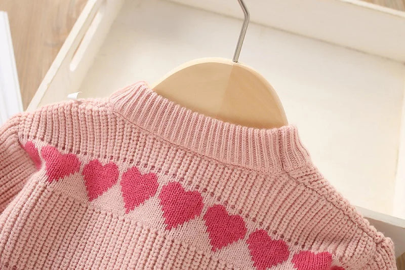 Conjunto Suéter Coração