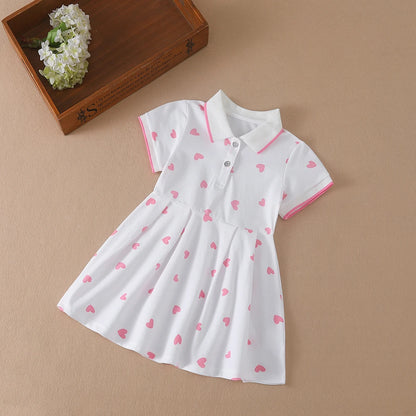 Vestido Estampado Corações
