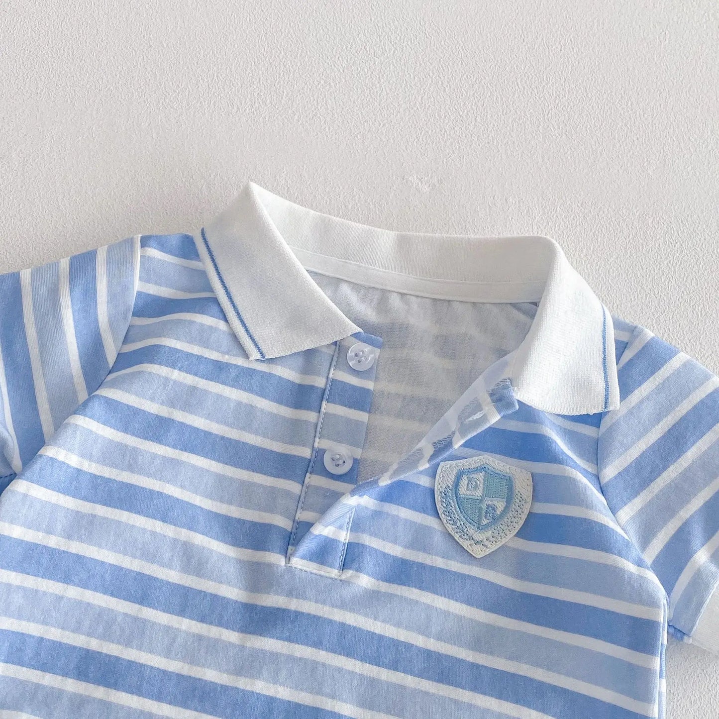 Conjunto Azul Listrado