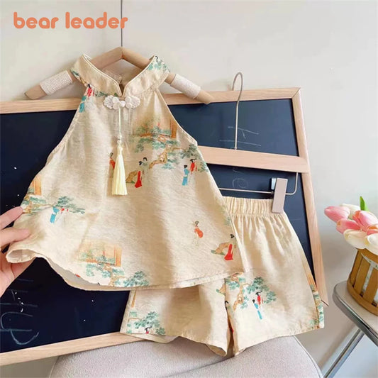Conjunto Estampado Gola Alta
