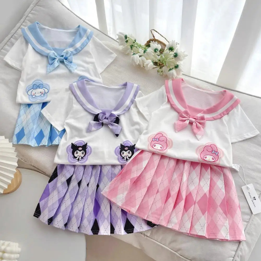 Conjunto Anime com Saia Plissada