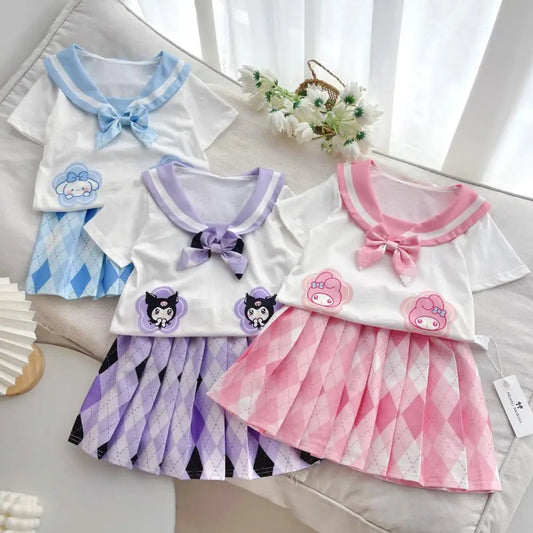 Conjunto Anime com Saia Plissada